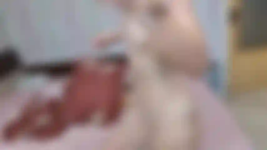 Me masturbo enquanto uso avental de plástico.