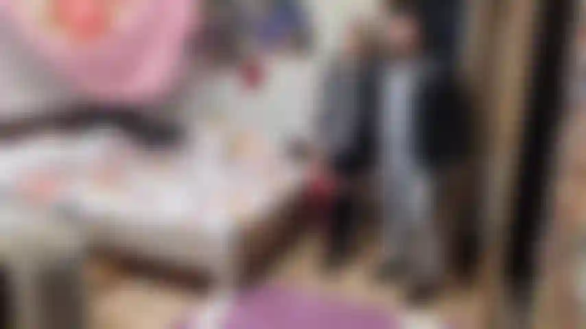 new year party dancing balloon popping