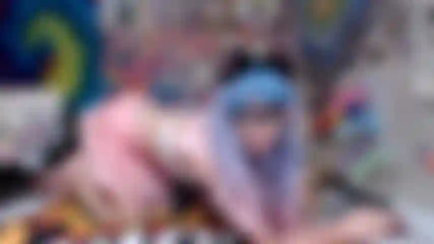 Colegial cosplay kawaii é duplamente safada!