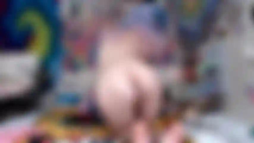 Anime girl fantasia anal dildo ride (com incrível creampie anal!).