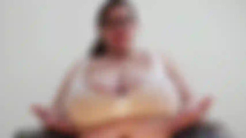 sister-in-law seducing brother-in-law wearing white bra and he was caught jerking off on her bra straps