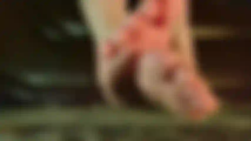 Bare feet..