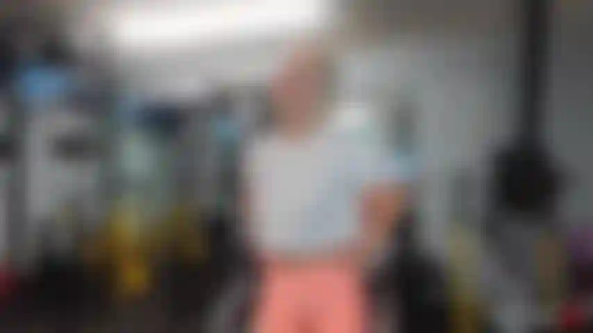 I get so horny in the gym... I had to tease my PT,  I think he enjoyed it!!!!