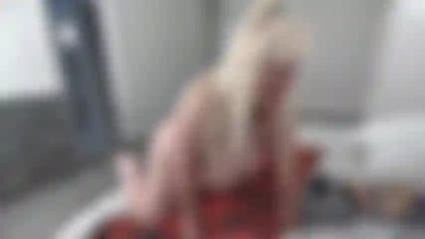 RP YOUR COCK IS TO BIG TO FIT IN MY ASS---SIDE VIEW ON BED SHOWING FACE, TITS HAGING, ASS---GRUNTING & DEEP BREATHING