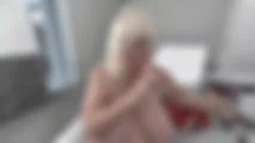 SHOWING FACE & TITS WHILE I SUCK ON WHITE TOY MOANING