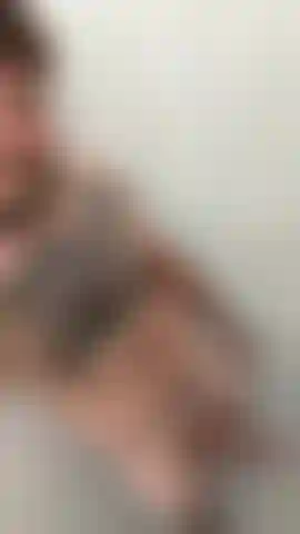 Jerking my hard curved cock in the shower and water running off of my big balls