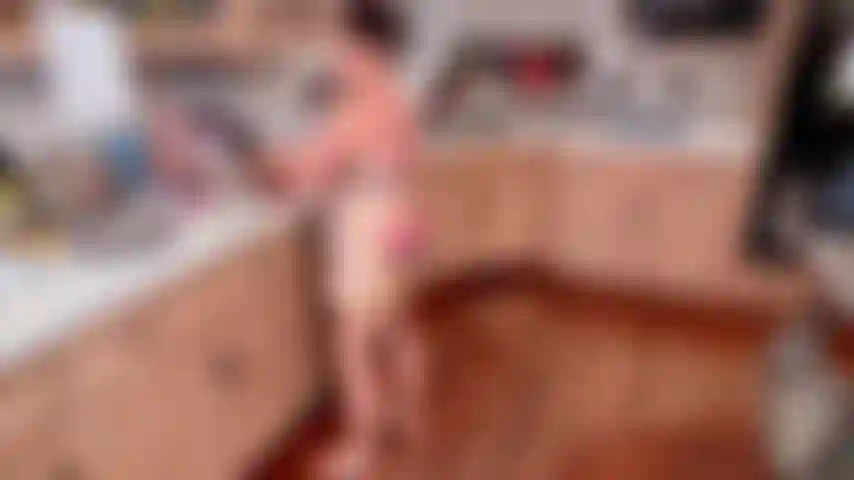 Kitchen Heat - Lingerie and a spatulamy kind of weekend uniform. Cooking something delicious while giving you something to look at. 11/18/2025--Non Explicit, lingerie, cooking, tease, domestic, lifestyle, playful, kitchen--