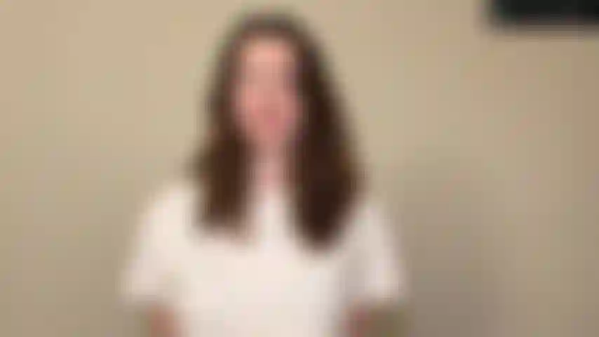 Close up eye contact with dirty talking