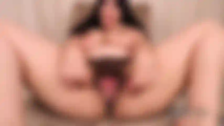 Close-up de buceta peluda.