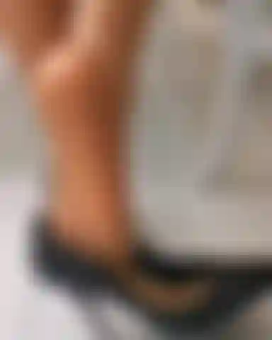 Jogo de sapato de meia-calça.