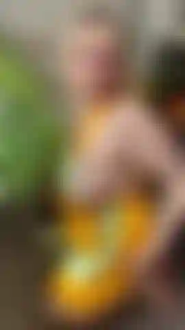 Big titty funny blonde girl finally finds a yard with a lemon tree after weeks of looking! BUT she was caught! Now she must suck his cock sloppy style with lots of spit and eye contact.