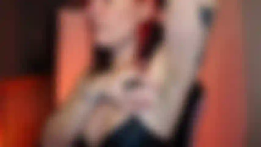 Teasing with my hairy armpits