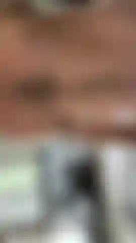 Naked in the kitchen